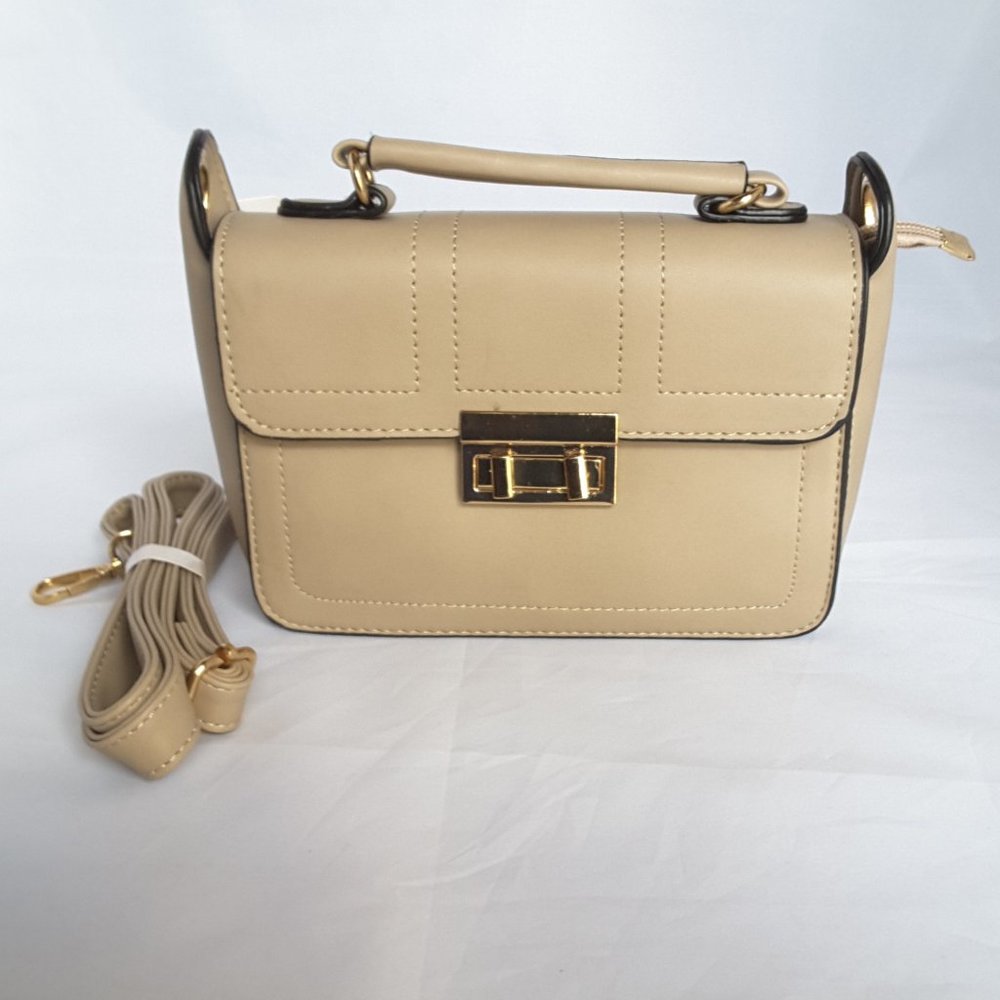 FAUX LEATHER CROSSBODY PURSE